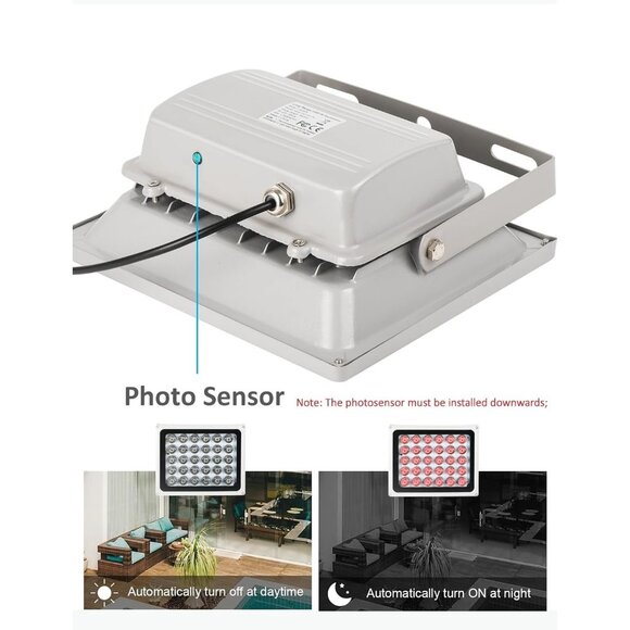 Lonnky IR Illuminators 30 LEDs 850nm Long Range Illuminator Up to 330ft - Picture 2 of 5